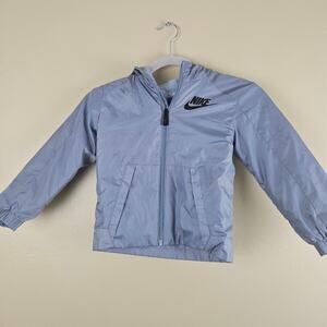Nike Kids Blue Full Zip Jacket Size 4T